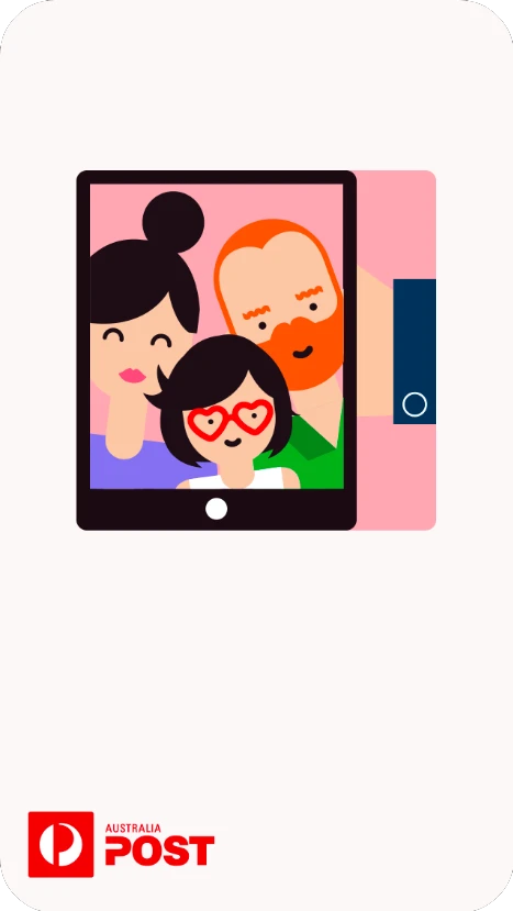 AusPost app screen UI